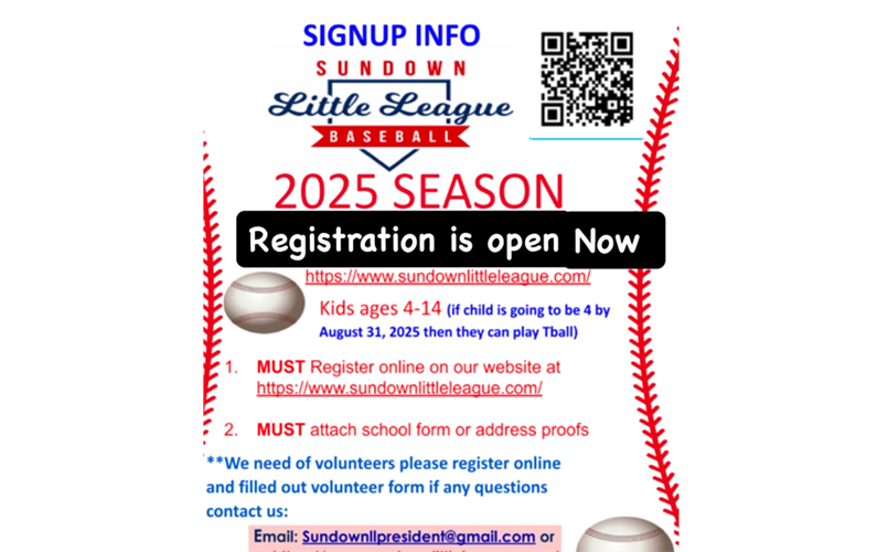 Registration is open for the 2025 season